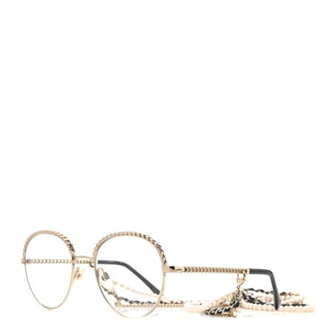 chanel glasses with pearl chain|Chanel optical eyewear online.